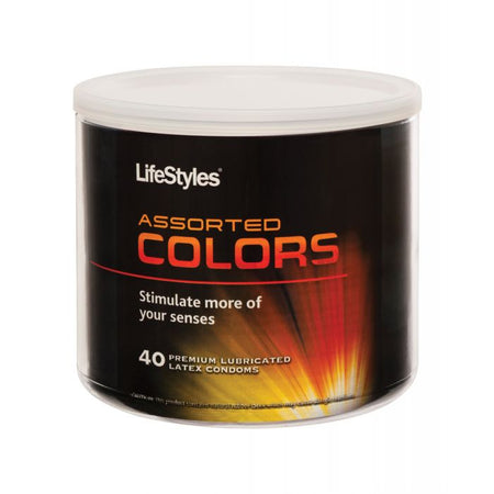 Lifestyles Assorted Condom - Display of 40