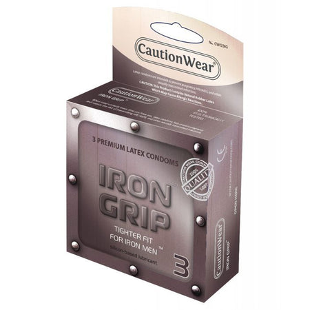 Caution Wear Iron Grip Snug Fit - Pack of 3