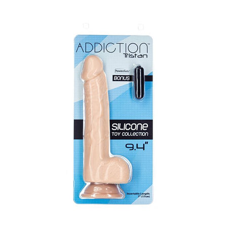 Addiction 9.4" Tristan Dildo - Beige