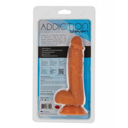 Addiction Steven 7.5" Dildo - Caramel