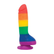Addiction Justin 8" Dildo - Rainbow
