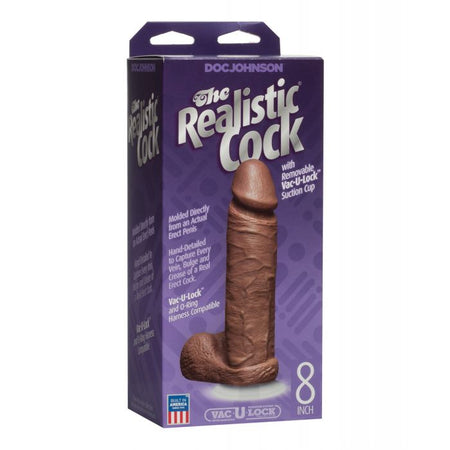 8" Realistic Cock w/Balls