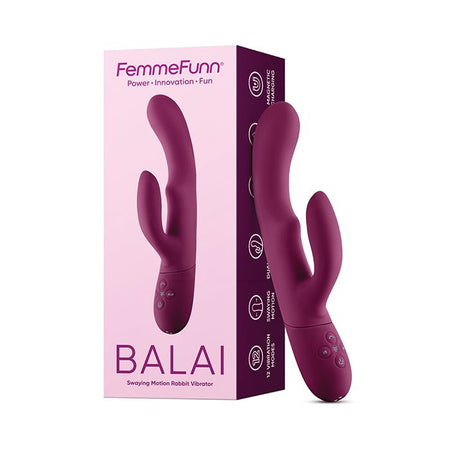 Femme Funn Balai Side to Side Swaying Rabbit - Fuchsia