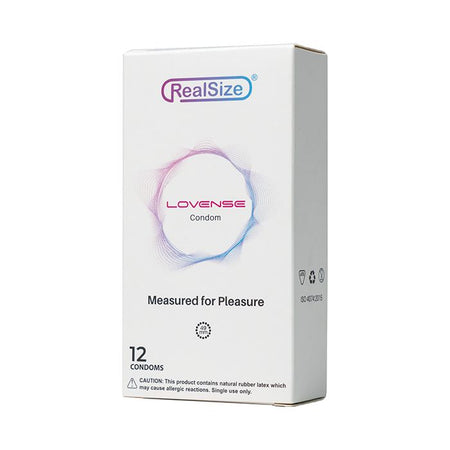 Lovense RealSize 49mm Condoms - Box of 12