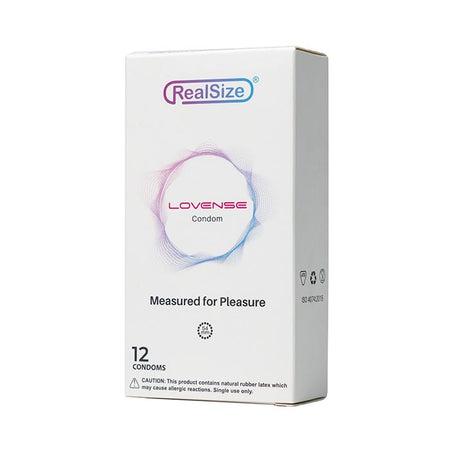 Lovense RealSize 54mm Condoms - Box of 12