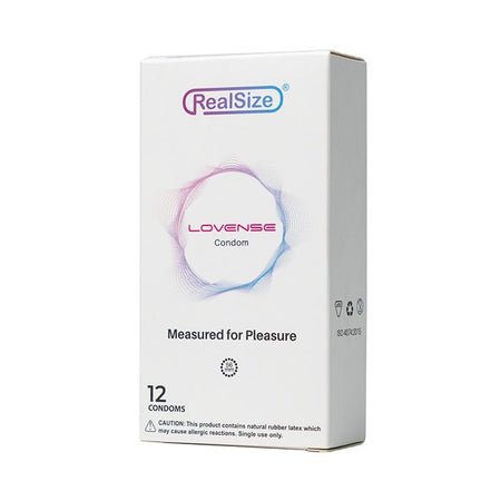 Lovense RealSize 56mm Condoms - Box of 12