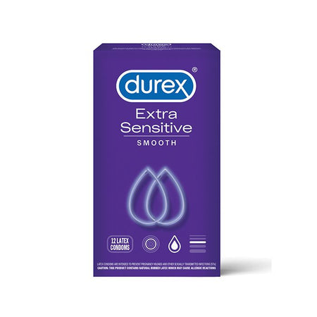 Durex Extra Sensitive Smooth Condom - Pack of 12